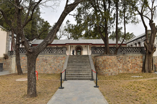 位于北京香山公园的双清别墅,曾是毛泽东办公居住地.